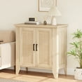 thumbnail image 6 of Danolapsi Easy to Assemble Sideboard, MDF Board Natural rattan White, 6 of 9