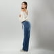 thumbnail image 4 of Jeans Mujer Tiro Alto Corte Recto Stretch Cintura, 4 of 5