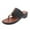 Black, variant on Womens Sandals Summer Women's New One-line Wedge Toe Beach Wearing Beach Sandals