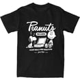 thumbnail image 2 of Camiseta vintage con el disco de Snoopy y Charlie Brown de Peanuts, camisetas 100% algodón, camisetas de tendencia para hombres, ropa estampada de manga corta, 2 of 4