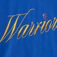 thumbnail image 4 of Women's Mitchell & Ness  Royal Golden State Warriors Hardwood Classics Script Lightweight Sweatshirt, 4 of 6