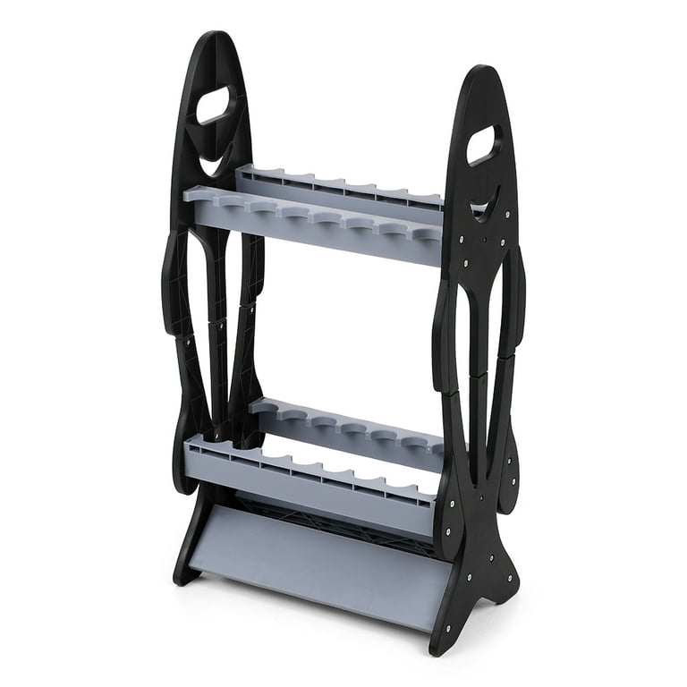 Double Sided Fishing Rod Holder Rack, Easy Access to Tackles