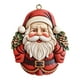 thumbnail image 2 of Adornos colgantes para árbol de Navidad | Artesanías de resina de Papá Noel | Decoraciones acrílicas con relieve 3D para la decoración navideña del hogar, 2 of 5