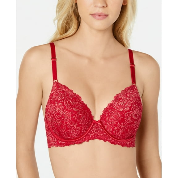 Inc International Concepts Womens Perfect Coverage Lace T-shirt Bra Size 44C