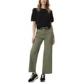 thumbnail image 4 of PAIGE womens  Carly Cargo Vintage Ivy Green Wide Leg Jean, 32, 4 of 5