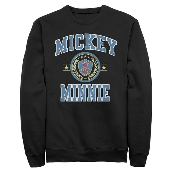 Mens Mickey & Friends Duo College Badge Sweatshirt