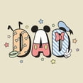 thumbnail image 2 of Mens Mickey & Friends Cute Dad Letters T Shirt, 2 of 5