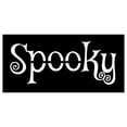 thumbnail image 3 of Simple Spooky Halloween Themed Laser Cut Solid Steel Decorative Home Accent Wall Sign Hanging, 3 of 3
