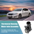 thumbnail image 3 of Engine Coolant Thermostat Housing Assembly for Lexus GS300 2006 1430879 Plastic Metal Black, 3 of 7