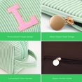 thumbnail image 4 of Bolsa de cosméticos Btffitting con monograma verde para mujer, 4 of 7