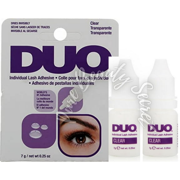 Ardell Adhesive - Duo Individual - Clear (Purple) x 3