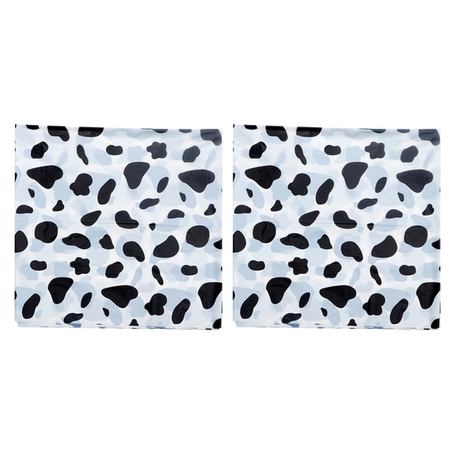 2 piezas de mantel de vaca desechable manteles rectangulares cubiertas de mesa de picnic impresión creativa decoración de mesa suministros de fiesta para fiesta de festival