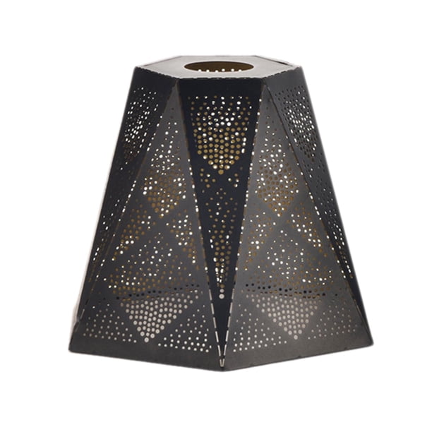 Lámpara colgante Pantalla de hierro Pantalla de lámpara de metal Jaula Cubierta de luz colgante para vivir Punto de Yuyangstore pantalla de lámpara decorativa