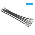 thumbnail image 3 of Uxcell 3.5" Cable de llavero de alambre 5 paquetes anillo de llave de acero inoxidable negro, 3 of 6