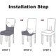 thumbnail image 4 of Cubiertas de silla para comedor, Afortunado Sencillez, 4 of 5