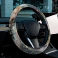 thumbnail image 6 of Marble 14.5 Inch Printing PVC Leather Steering Wheel Cover Car Wheel Covers Auto Accessories, 6 of 6