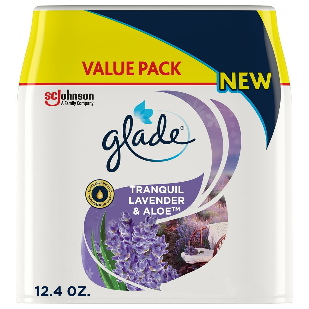 Glade Automatic Spray, Tranquil Lavender & Aloe, Automatic Air Freshener, 2 Refills 12.4 oz