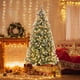 thumbnail image 2 of Costway 225 CM Árbol de Navidad Artificial Preiluminado, Árbol de Navidad con Bisagras y 1368 Ramas/560 Luces LED/8 Modos de Luz/Conos de Pino/Bayas Rojas, Árbol de Navidad para el Hogar, Oficina, 2 of 4