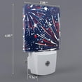 thumbnail image 2 of Xecao Red White Blue Fireworks 1 for Night Light - a Wall-mounted LED Fixture with A Dusk-to-dawn Sensor, Ideal for Bedrooms, Bathrooms, Hallways, and Kitchens-UK, 2 of 7