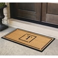 thumbnail image 2 of A1 Home Collections Hand-Crafted Rubber Coir Doormat Double/Single Door Mat for Outdoor 24x48 inch, 2 of 7