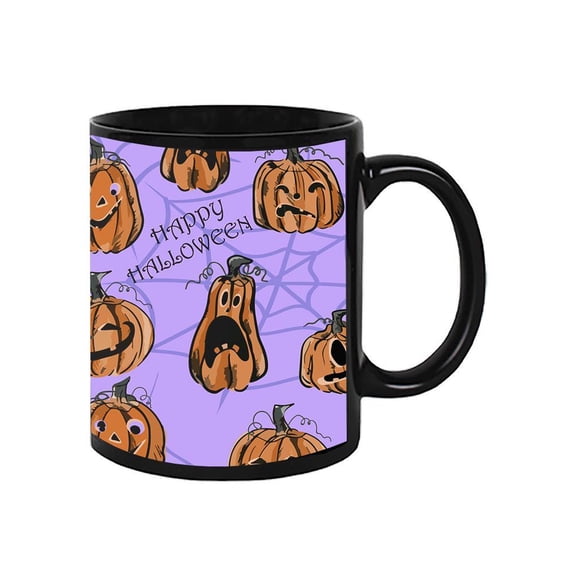 Purple Jack-O-Lantern Patch Mug - Image by Shutterstock,