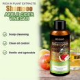 thumbnail image 3 of Apple Cider Vinegar Shampoo - Restores Shine & Reduces Itchy Scalp, Dandruff & Frizz - Nourishing and Clarifying Shampoo for All Hair Types - Sulfate, 3 of 5
