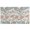White Pioneer Flower, variant on White Pioneer Flower and Paisley Pattern Door Rugs,Washable Non Slip Door Mats Indoor,Decorative Door Mats,Entry Mat Indoor for Entrance,Bedroom,Kitchen,Bathroom,17"x30"