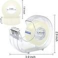 thumbnail image 2 of Estbridge Recharges de Ruban Transparent avec Distributeur 0,7” x 28 Verges Valeur Lot de 6, 2 of 7