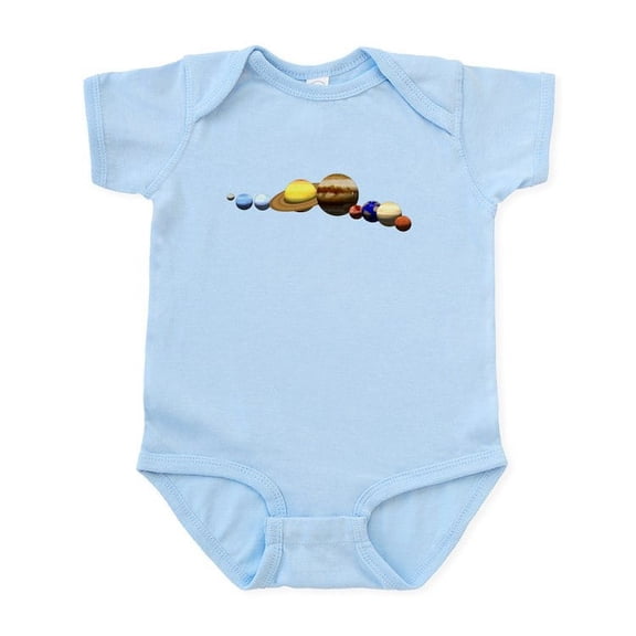 CafePress - Solar System Infant Bodysuit - Baby Light Bodysuit, Size Newborn - 24 Months