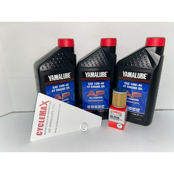 Yamalube OEM Oil Change Kit Fits - Yamaha Warrior 350 1987–2004