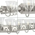 thumbnail image 2 of P300393-009-Progress Lighting-5 Light Bath Vanity In Traditional Style-8.37 Inches Tall and 8 Inches Wide-Brushed Nickel Finish, 2 of 4
