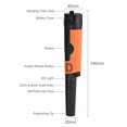 thumbnail image 1 of Detector de metales Pinpointer Ip68 Y Pin Pointer Wand Sonda Detectores Buscadores con funda Cordón, 1 of 3