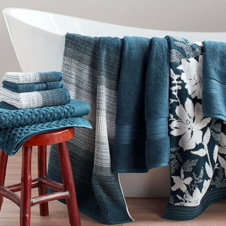 Better Homes & Gardens Signature Soft Bath Towel, Teal Rain
