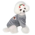 thumbnail image 4 of KBOOK Pet Clothes Dog Cat Knitted Sweater Puppy Sweater Autumn and Winter Warm Clothes for Small Medium Large Dog Cat(Gray,S), 4 of 6