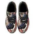 thumbnail image 2 of Beagle American flag US Shoes Sneakers Black Size 10, 2 of 7