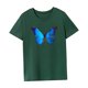 thumbnail image 4 of Camiseta para mujer Verano Elegante Camiseta básica de ajuste regular para viajar Regalo de mujer Verde, 4 of 7