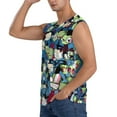 thumbnail image 3 of Alien Invader Zim Gir Men's Tank Top Lightweight Summer Sleeveless Tee Shirt Muscle Tank Tops Workout T-Shirts Casual Athletic Undershirts, 3 of 7