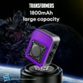 thumbnail image 6 of Bluetooth Speaker, Bluetooth 5.4 Smart Wireless Portable Speaker, IPX3 Waterproof Cyber-Style Mechanical Speaker, Supports 2-Unit Interconnected Portable Audio Broadcasting, Gray, 6 of 8