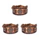 thumbnail image 5 of Brazalete de cuero Minnieouse Rojo marrón Type1 NO1, 5 of 6