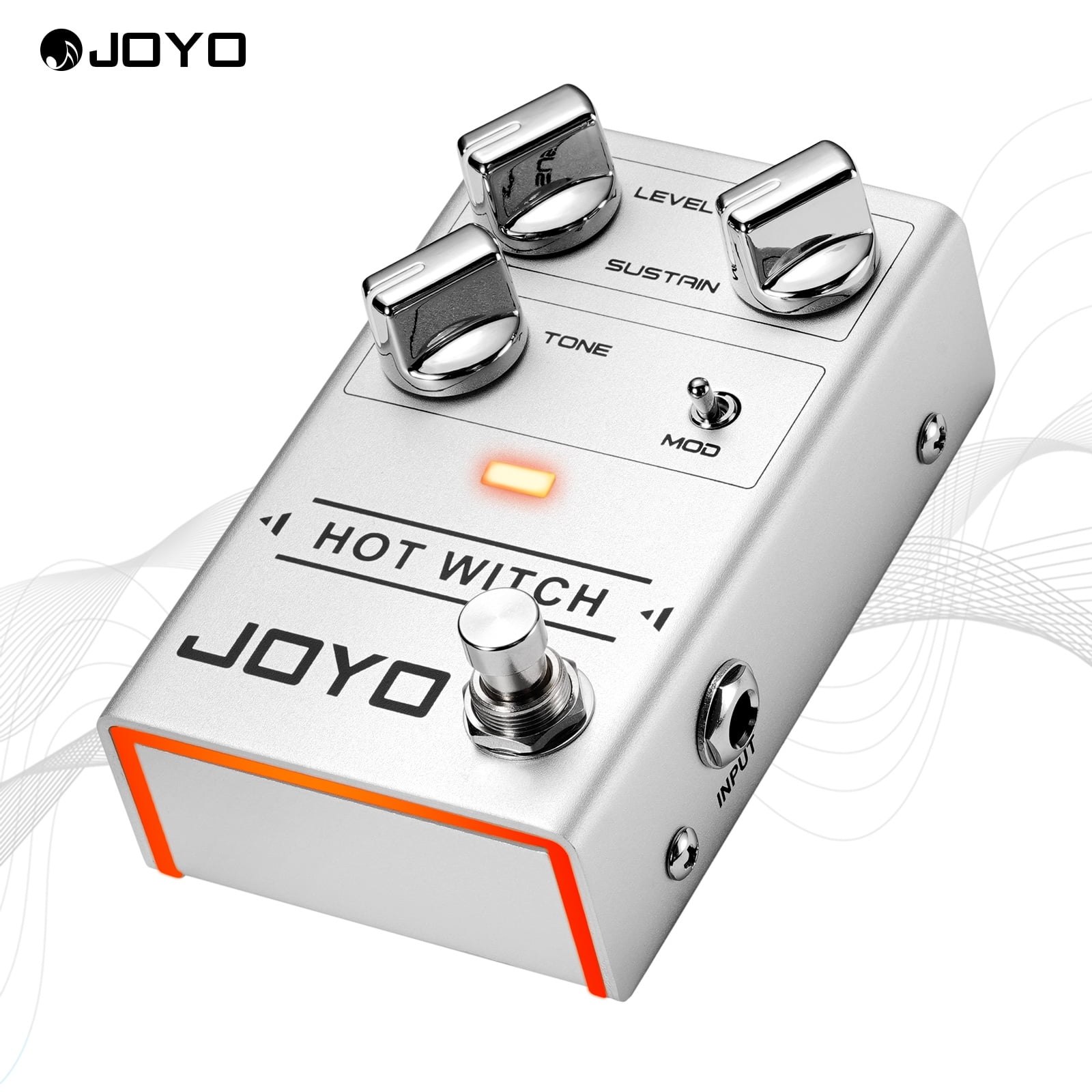JOYO R-25 Fuzz Guitar Pedal with Retro/Modern Mode SYNC Mode For Electric Guitar Bass