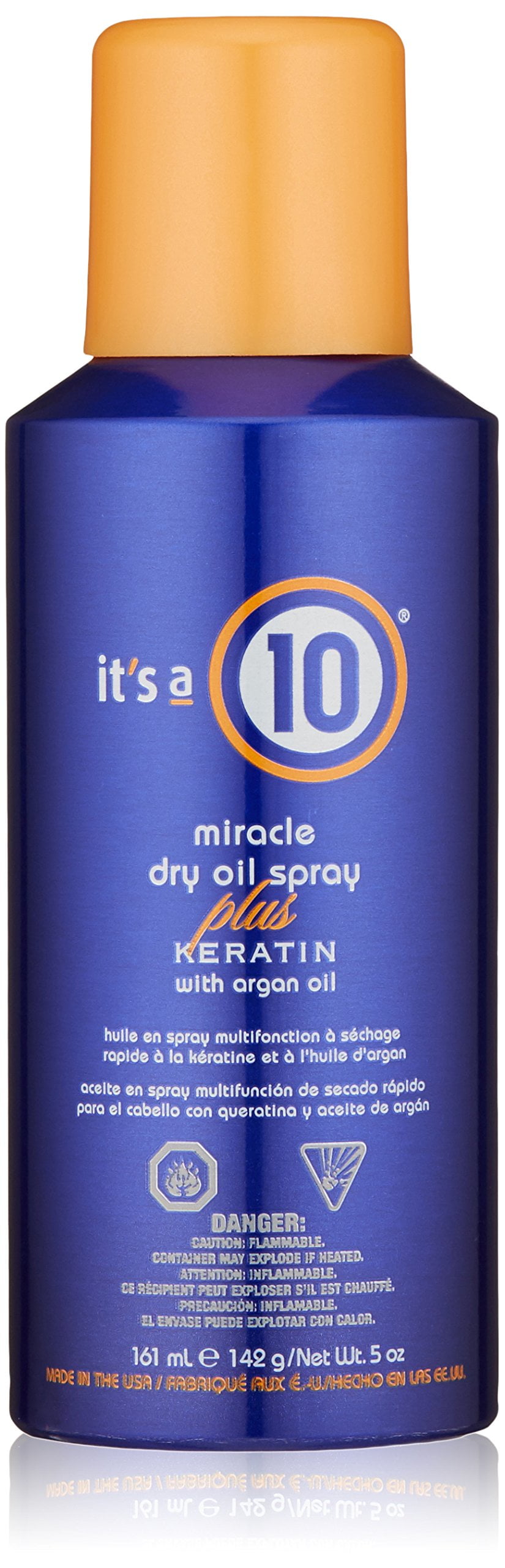 It's a 10 Haircare Miracle Dry Oil Spray Plus Keratin with Argan Oil, 5