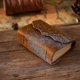 thumbnail image 5 of Handmade Leather Notebook Portable Pocket Size Outdoor Diary Travel Notebooks, 5 of 5