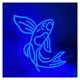 thumbnail image 1 of Letrero De Neón Con Forma De Pez Koi Para Crear Ambiente. Pieza Única Para El Hogar, Bar O Tienda. Iluminación Decorativa De Pared Regulable De 43cm, 1 of 2
