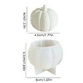 thumbnail image 2 of 3D Pumpkin UV Epoxy Resin Silicone Mold Casting Mold for DIY Ice Soap Candle Aromatherapy Table Home Ornaments Halloween Decoration Crafts Small, 2 of 8