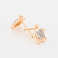 thumbnail image 2 of Aretes Broquel Tortuga Con Cristales Swarovski Oro 14K Lam dorado Unitalla, 2 of 6