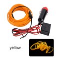 thumbnail image 3 of Kenally Tira de luces LED para iluminación Interior de coche de 3M, guirnalda de luces LED para coche, línea de tubo de cuerda de alambre, tira de luz Automoción decorativa y accesorios amarillo Kenally VI000918-09B, 3 of 6