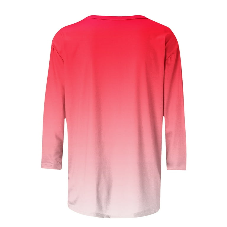 Red ombre shirt 2025