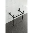 thumbnail image 2 of Kingston Brass VBH281833MB Brass Console Sink Legs, Matte Black, 2 of 2