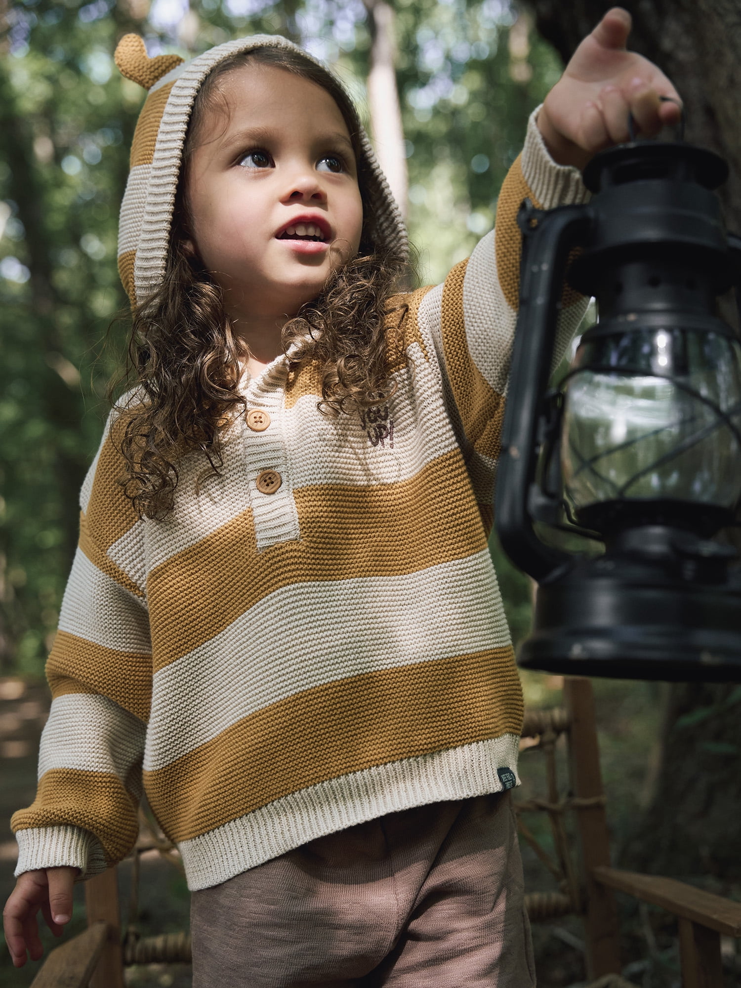 Modern Moments x Where the Wild Things Are Toddler Neutral Carol Hooded Sweater, Sizes 12M-5T
