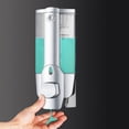 thumbnail image 2 of Fmxomd Shampoo and Conditioner Dispenser 1 Chamber No Drill, Shower Soap Pump Dispenser Wall Mounted, Body Wash Dispenser for Shower, Shower Gel Dispenser Shampoo Holder for Bathroom, 2 of 9